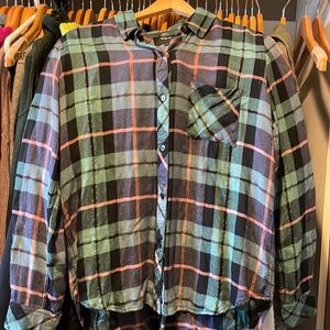 Rails M plaid flannel shirt